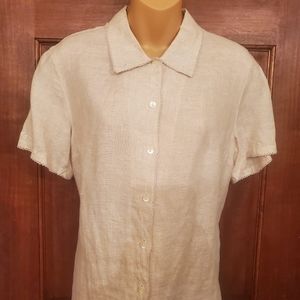 Talbots linen shirt